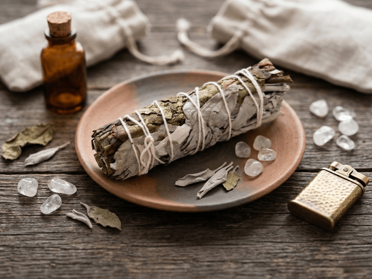 Smudge Stick - Salvia bianca e Yerba santa - Kōdō.boutique
