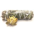Smudge Stick "Serenità" – Salvia Bianca, Rosmarino e Fiore Sinfonia Gialla - Kōdō.boutique