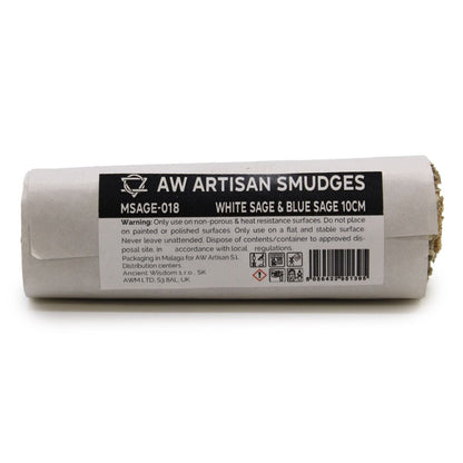 Smudge Stick - White Sage & Blue Sage 10cm - Kōdō.boutique
