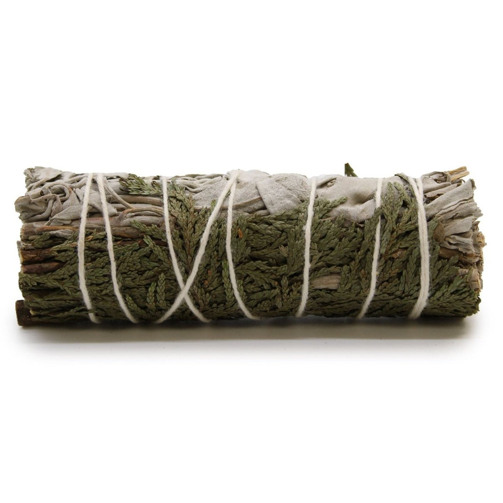 Smudge Stick - White Sage & Cedar 10cm - Kōdō.boutique