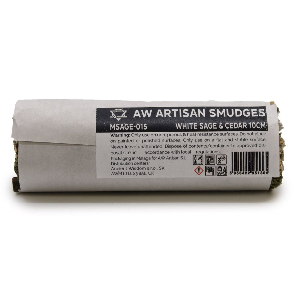 Smudge Stick - White Sage & Cedar 10cm - Kōdō.boutique