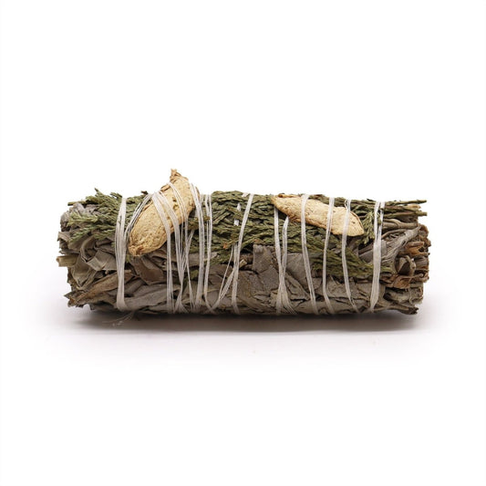 Smudge Stick - White Sage, Ginger and Cedar - Kōdō.boutique