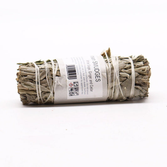 Smudge Stick - White Sage, Ginger and Cedar - Kōdō.boutique