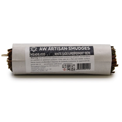 Smudge Stick - White Sage & Peppermint 10cm - Kōdō.boutique