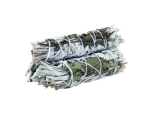 Smudge Stick - White Sage & Peppermint 10cm - Kōdō.boutique