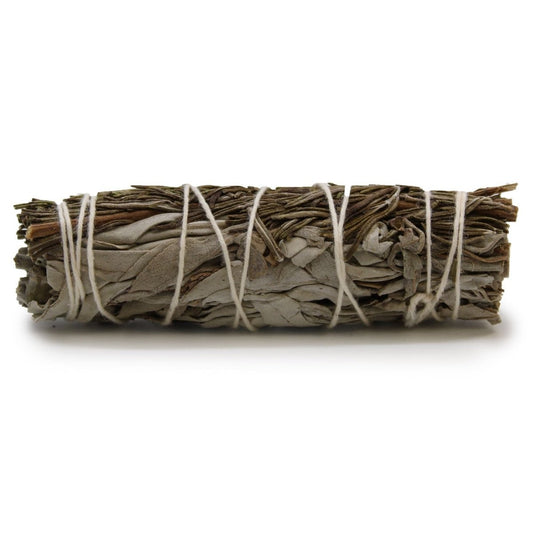 Smudge Stick - White Sage & Rosemary 10cm - Kōdō.boutique