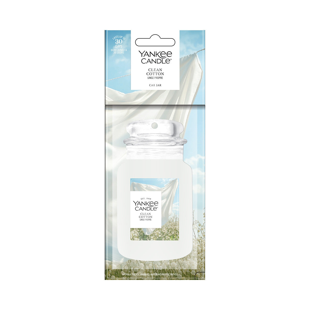Deo Auto - Car Jar - Clean Cotton
