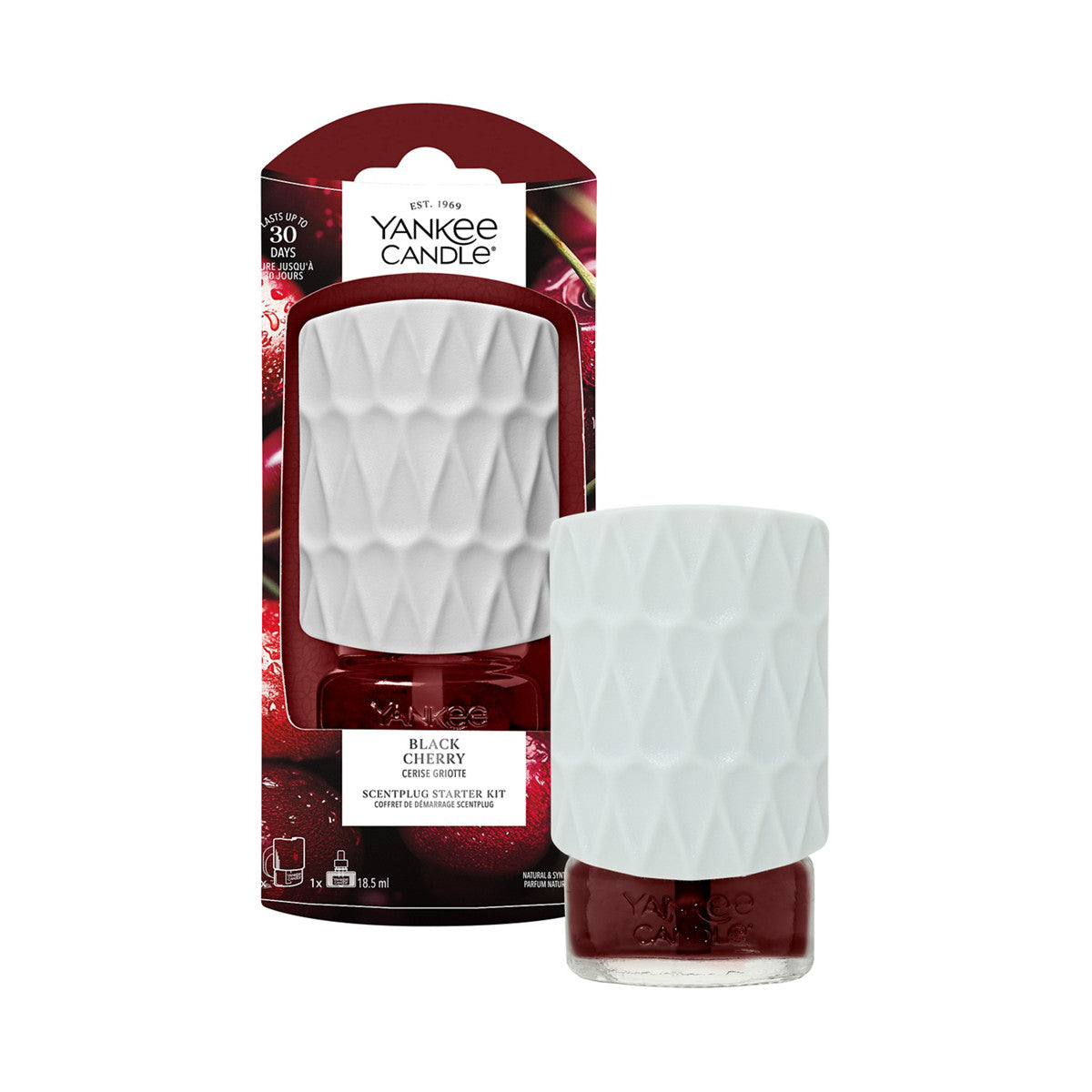 Kit Diffusore Elettrico Scent Plug "Black Cherry" Yankee Candle