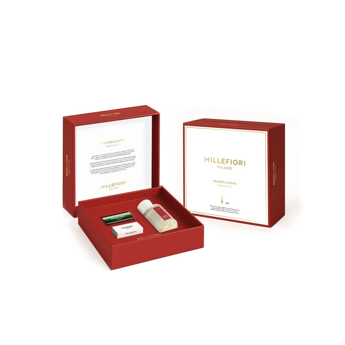 Zenzero Lucente – Set Profumo per ambienti a bastoncini e Deo Auto - Kōdō.boutique
