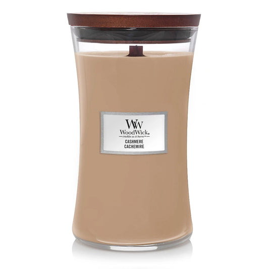 Candela Clessidra Grande, Cashmere Wood Wick - Kōdō.boutique