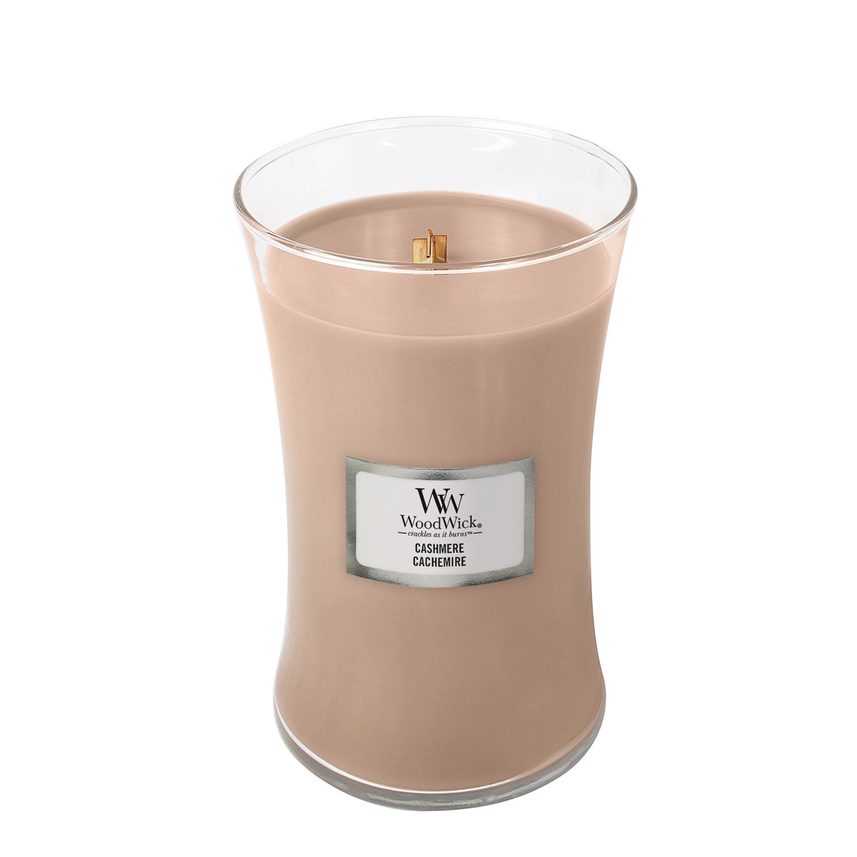 Candela Clessidra Grande, Cashmere Wood Wick - Kōdō.boutique