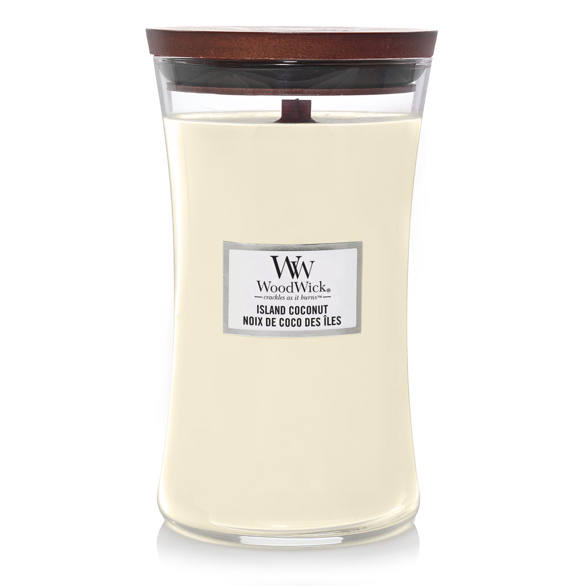 Candela Clessidra Grande, Island Coconut Wood Wick - Kōdō.boutique