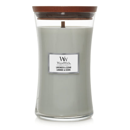 Candela Clessidra Grande, Lavender & Cedar Wood Wick - Kōdō.boutique