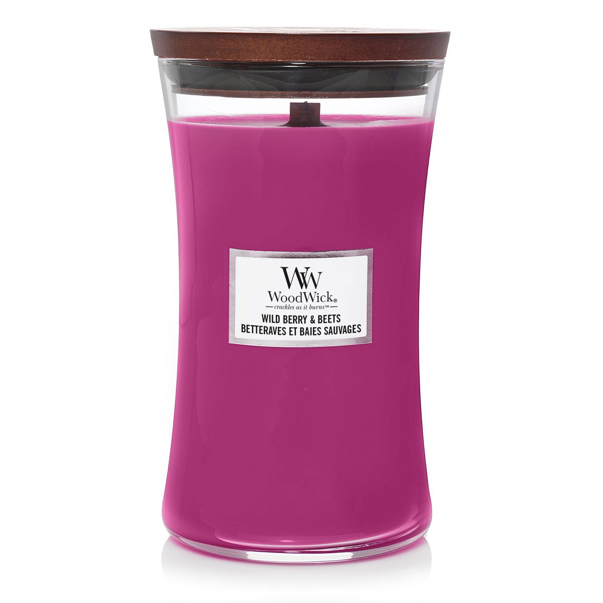 Candela Clessidra Grande, Wild Berry & Beets Wood Wick - Kōdō.boutique