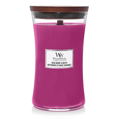 Candela Clessidra Grande, Wild Berry & Beets Wood Wick - Kōdō.boutique