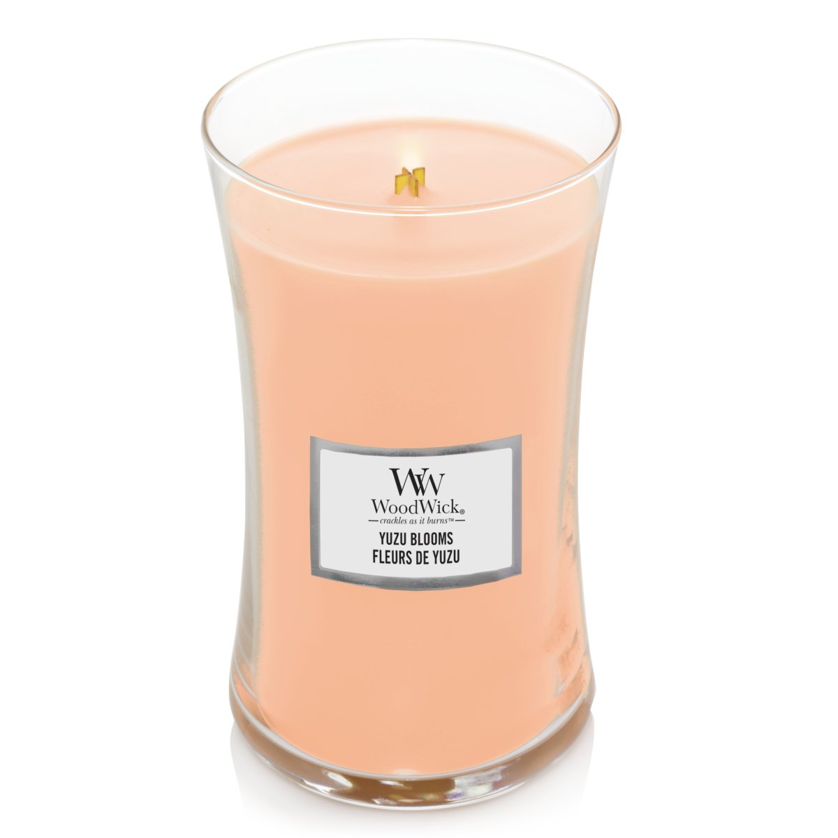 Candela Clessidra Grande, Yuzu Blooms Wood Wick - Kōdō.boutique