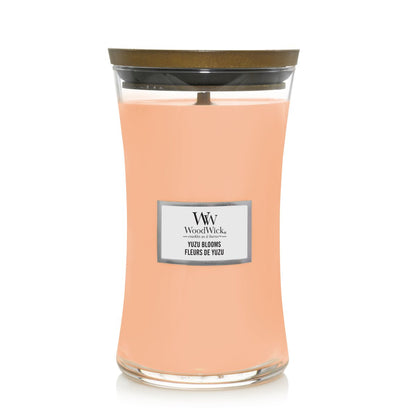 Candela Clessidra Grande, Yuzu Blooms Wood Wick - Kōdō.boutique