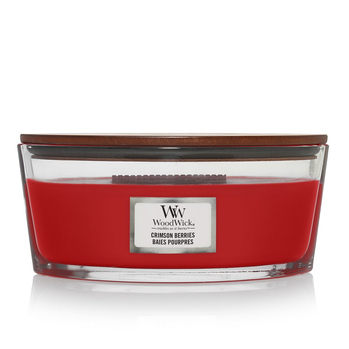 Candela Ellipse, Crimson Berries Wood Wick - Kōdō.boutique