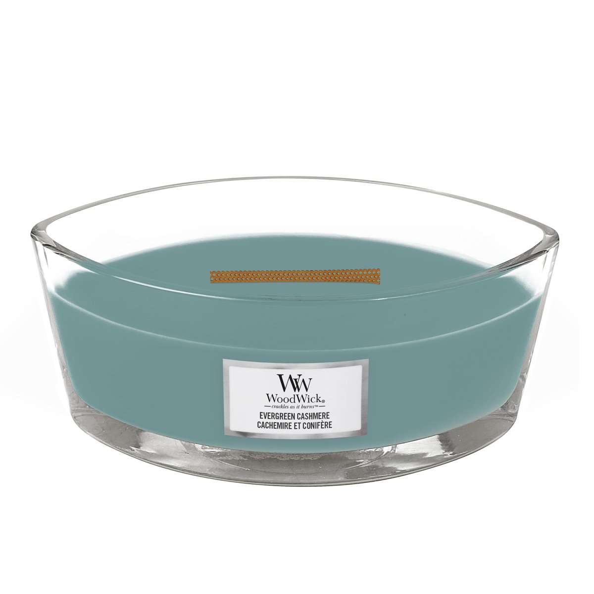 Candela Ellipse, Evergreen Cashmere Wood Wick - Kōdō.boutique