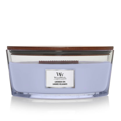 Candela Ellipse, Lavander Spa Wood Wick - Kōdō.boutique