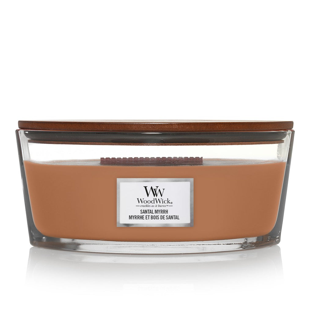 Candela Ellipse, Santal Myrrh Wood Wick - Kōdō.boutique