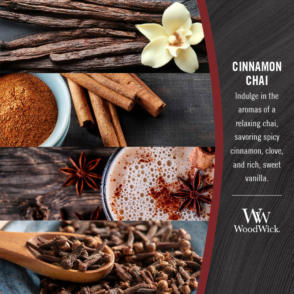 Candela Media Clessidra, Cinnamon Chai Wood Wick - Kōdō.boutique