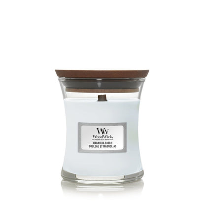 Candela Media Clessidra, Magnolia Birch Wood Wick - Kōdō.boutique