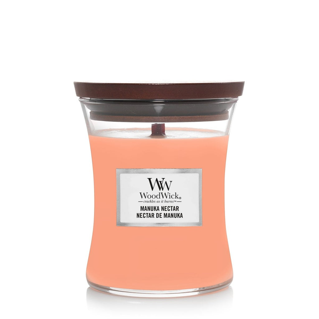 Candela Media Clessidra, Manuka Nectar Wood Wick - Kōdō.boutique