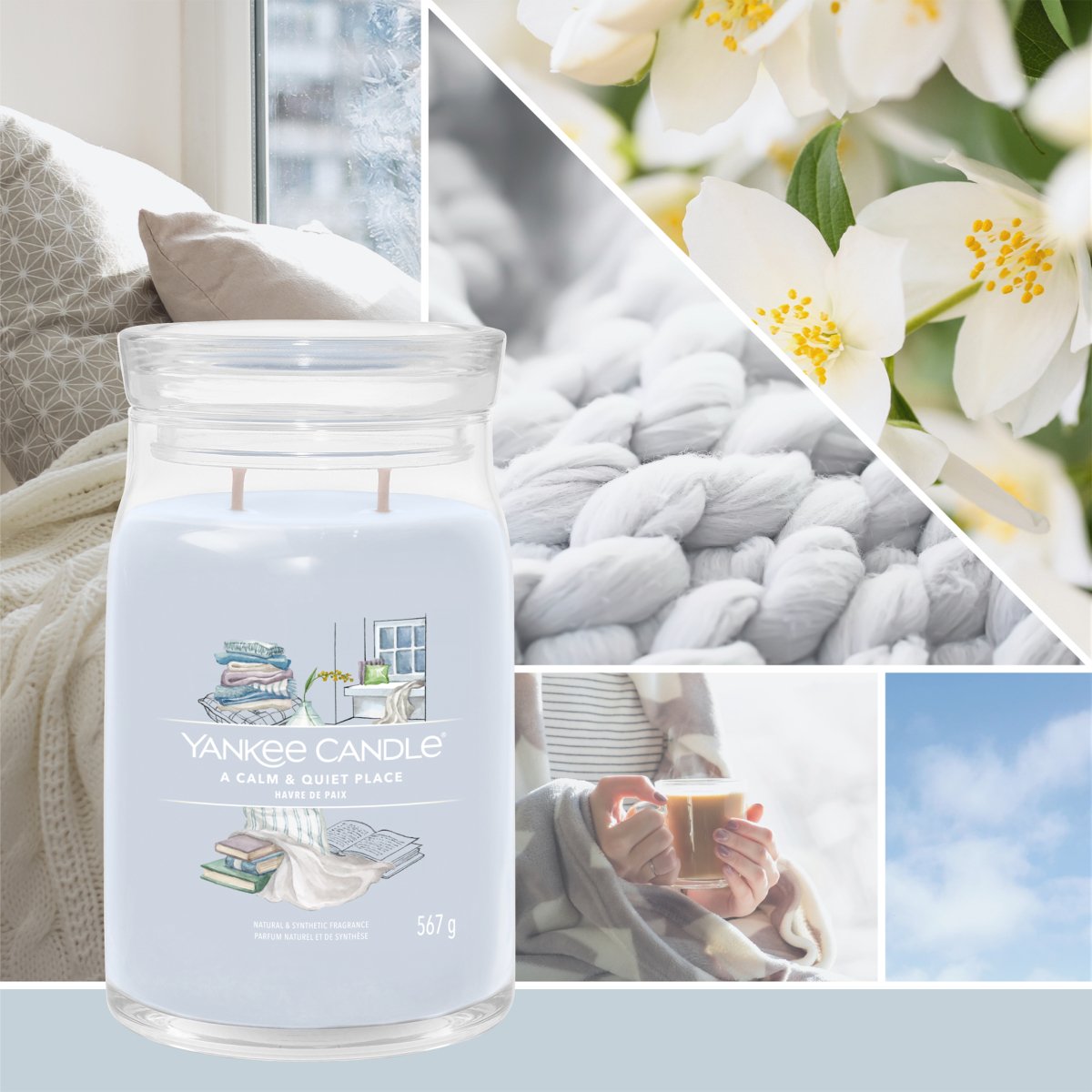 Candela Signature Grande "A Calm & Quiet Place" Yankee Candle - Kōdō.boutique