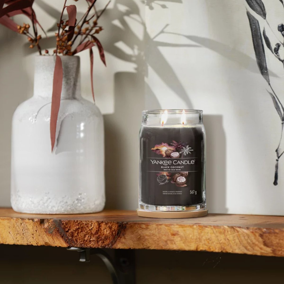Candela Signature Grande "Black Coconuts" Yankee Candle - Kōdō.boutique