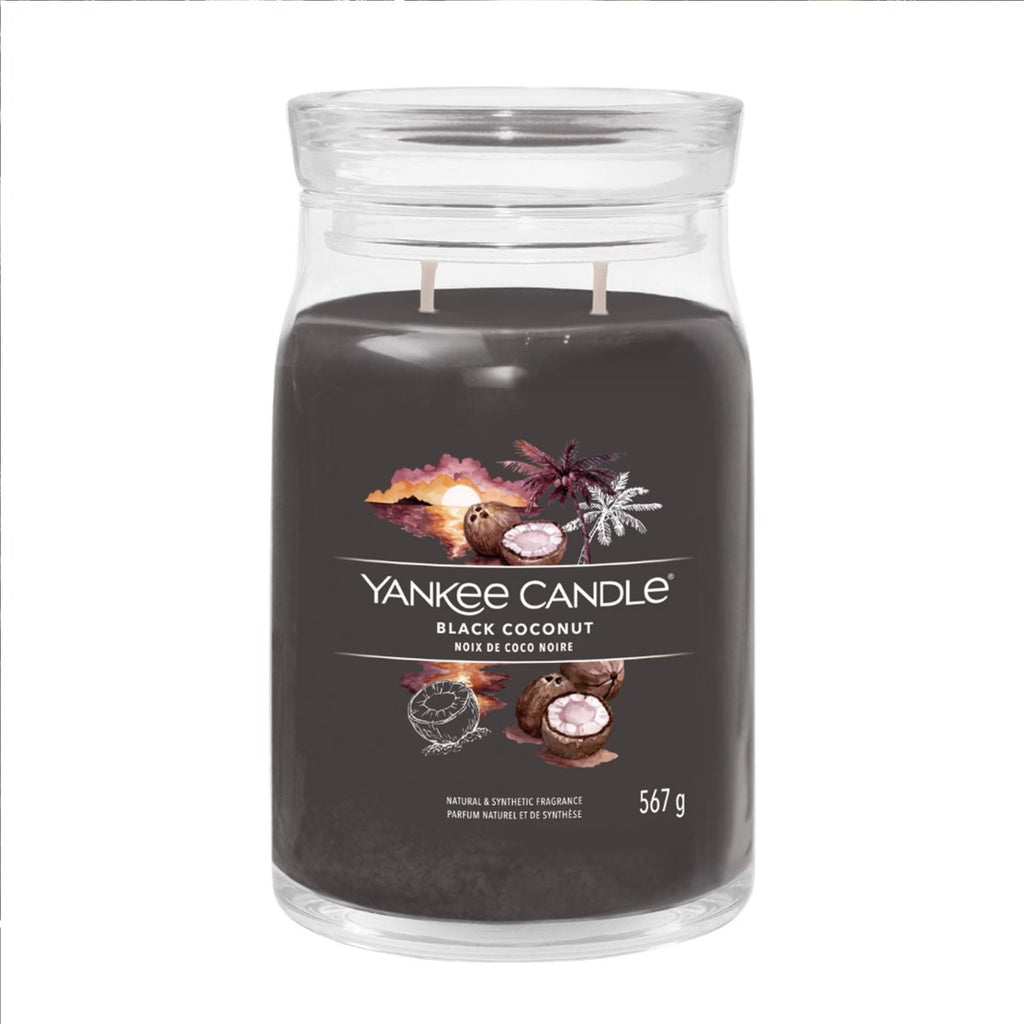 Candela Signature Grande "Black Coconuts" Yankee Candle - Kōdō.boutique
