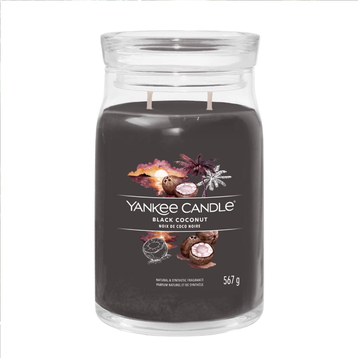 Candela Signature Grande "Black Coconuts" Yankee Candle - Kōdō.boutique