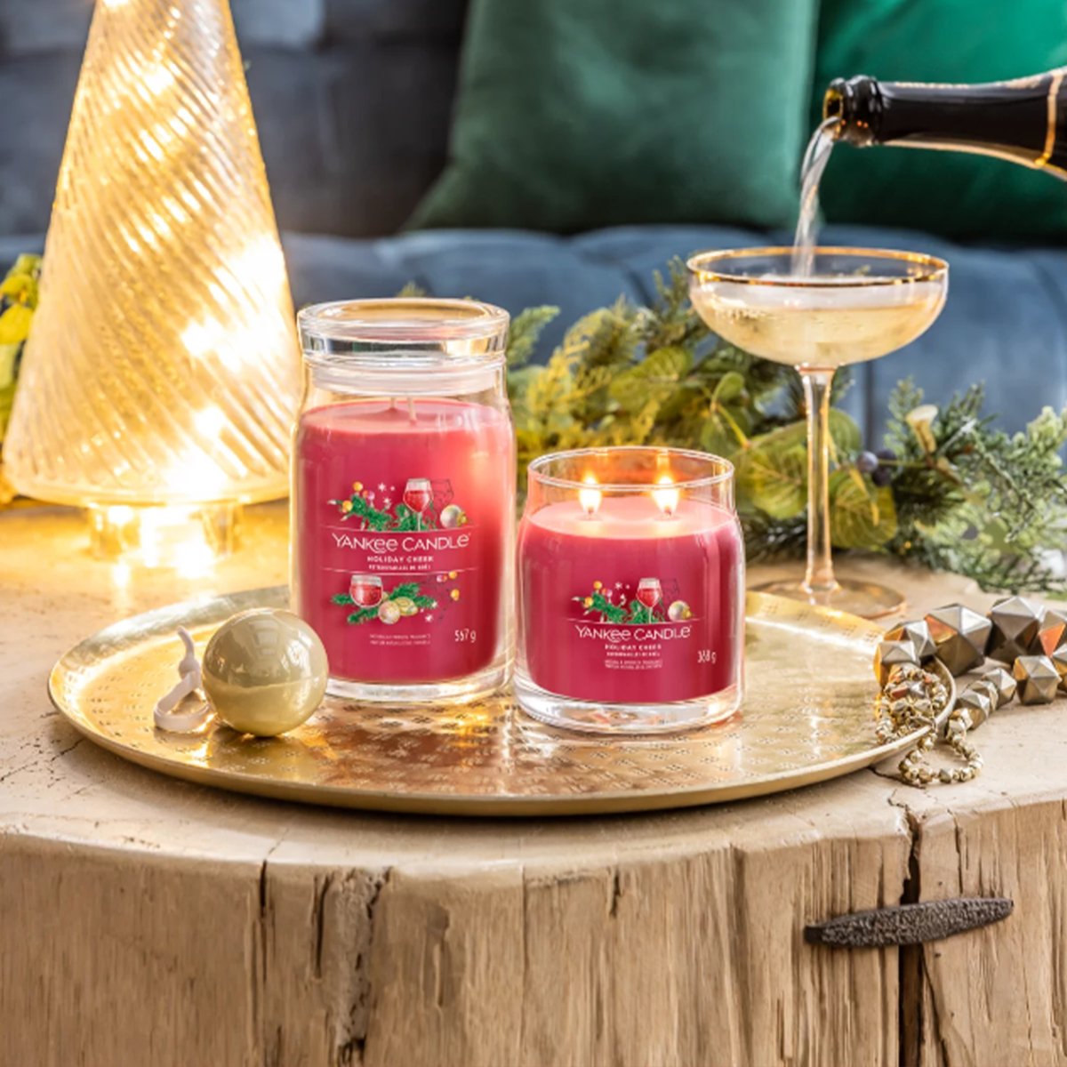 Candela Signature Grande "Holiday Cheer" Yankee Candle - Kōdō.boutique