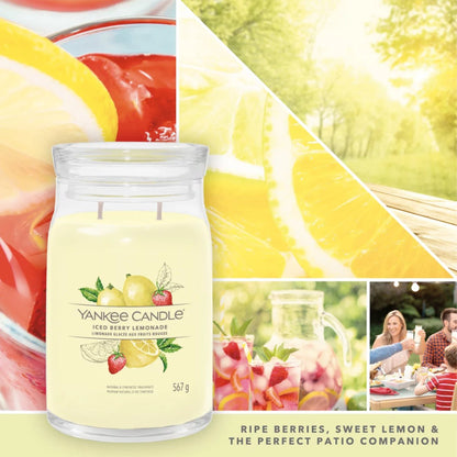 Candela Signature Grande "Iced Berry Lemonade" Yankee Candle - Kōdō.boutique