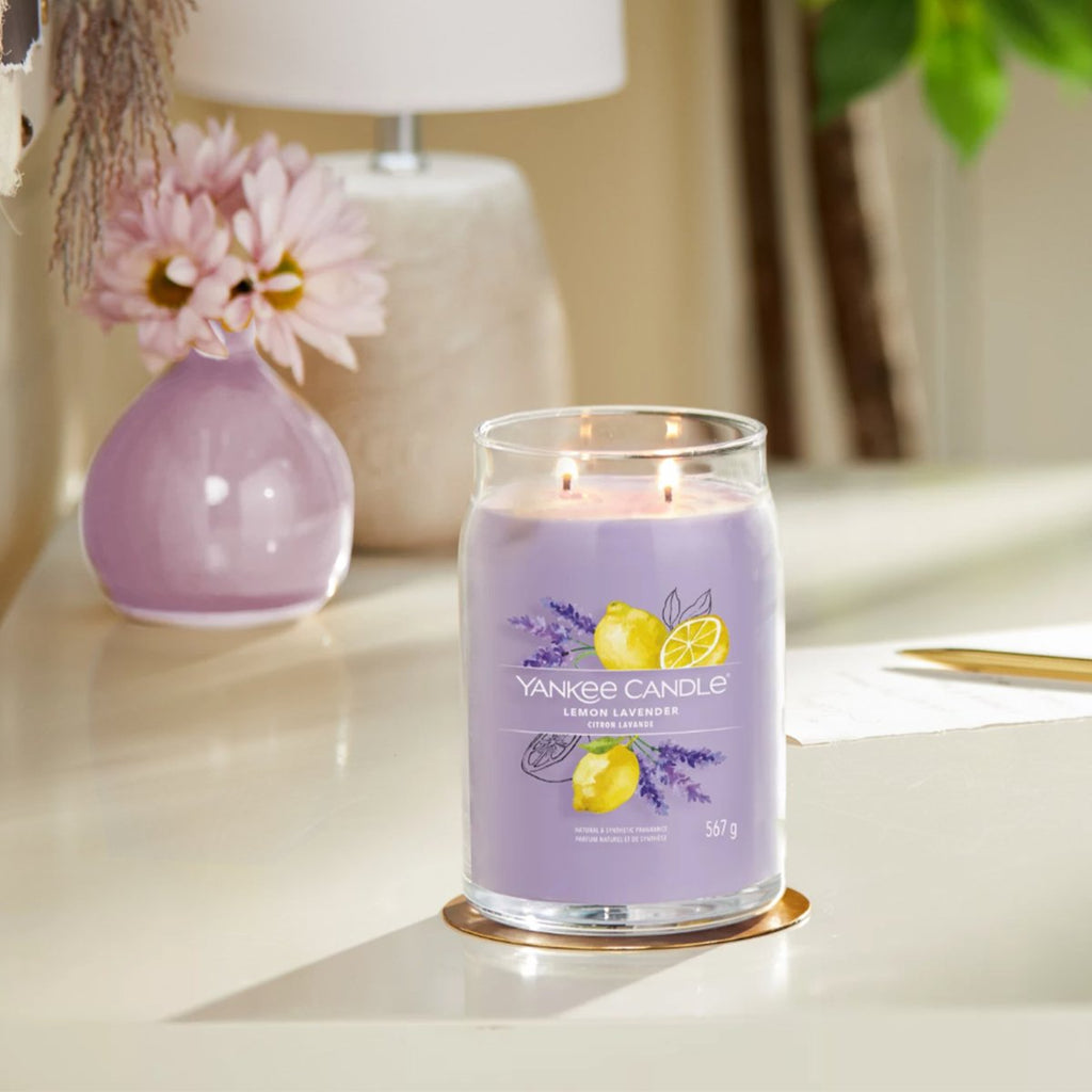Candela Signature Grande "Lemon Lavander" Yankee Candle - Kōdō.boutique