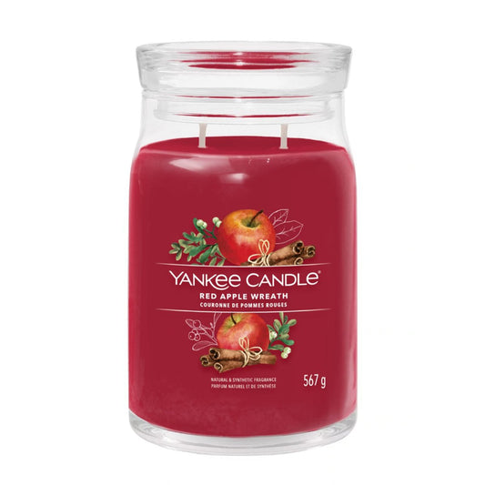 Candela Signature Grande "Red Apple Wreath" Yankee Candle - Kōdō.boutique