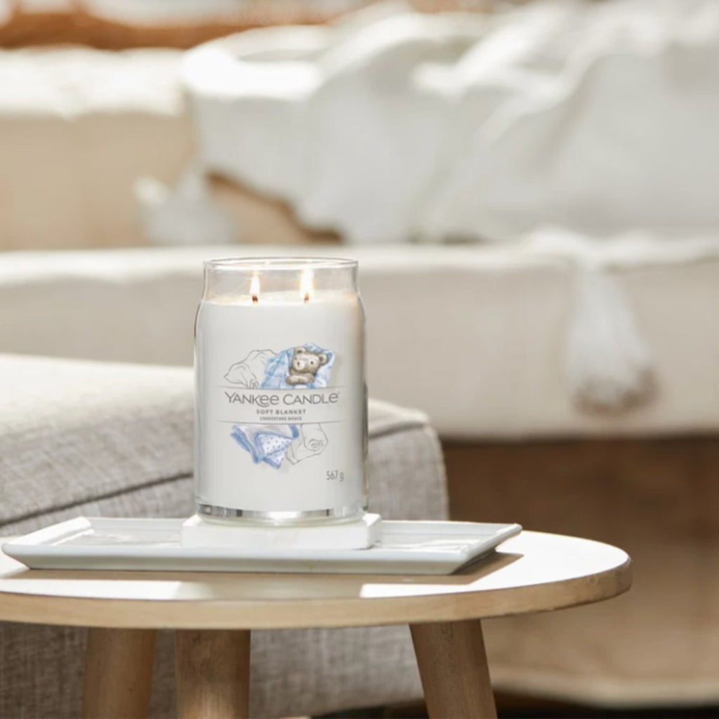 Candela Signature Grande "Soft Blanket" Yankee Candle - Kōdō.boutique