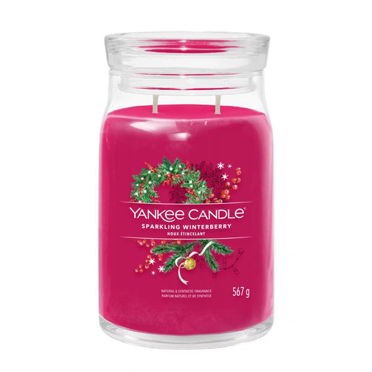 Candela Signature Grande "Sparkling Winterberry" Yankee Candle - Kōdō.boutique