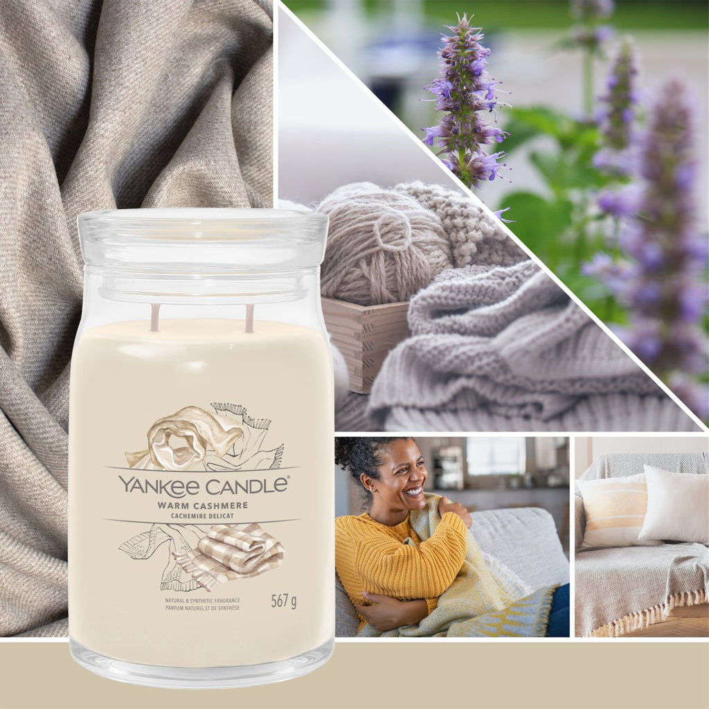 Candela Signature Grande "Warm Cashmere" Yankee Candle - Kōdō.boutique