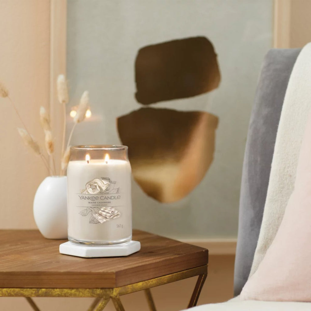 Candela Signature Grande "Warm Cashmere" Yankee Candle - Kōdō.boutique