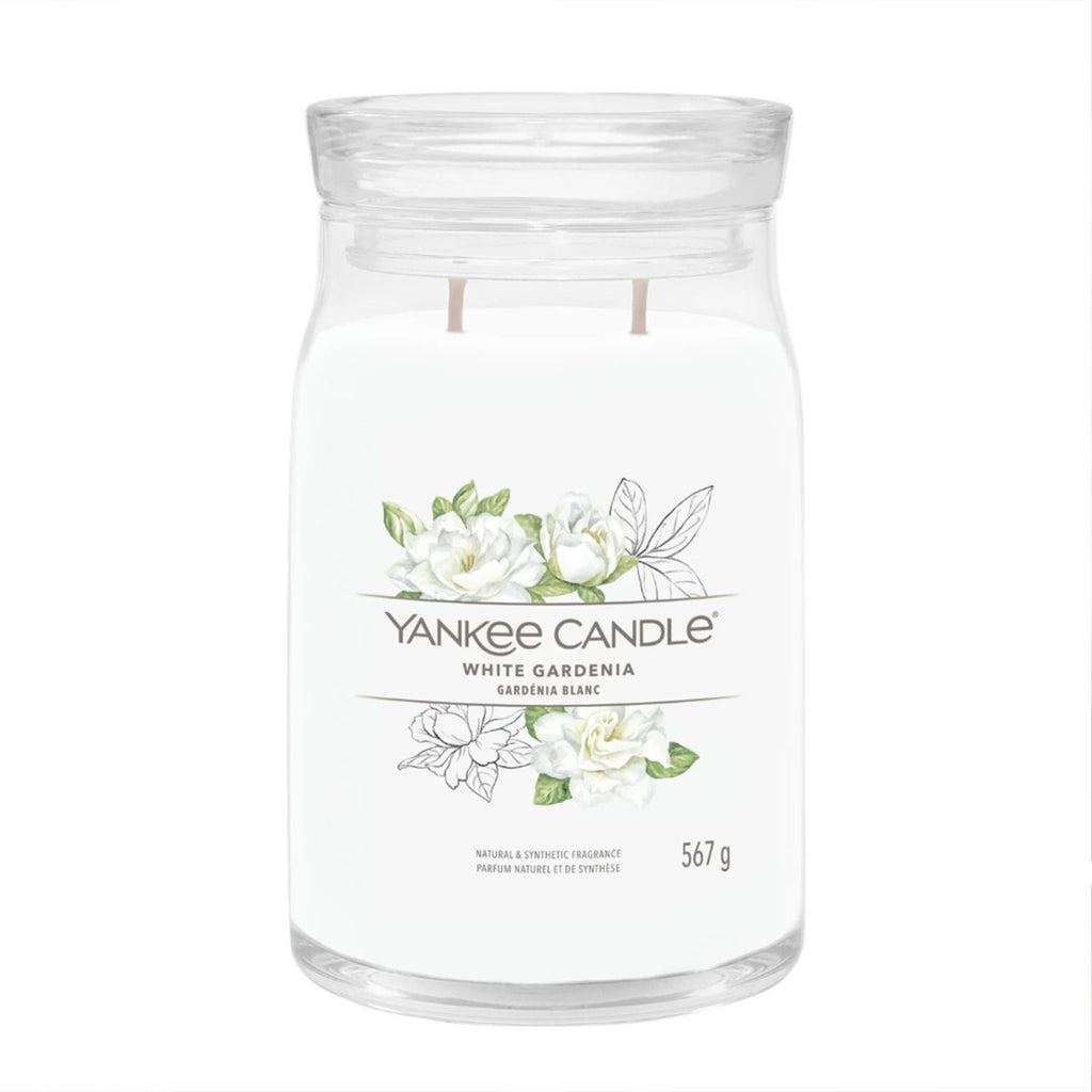 Candela Signature Grande "White Gardenia" Yankee Candle - Kōdō.boutique