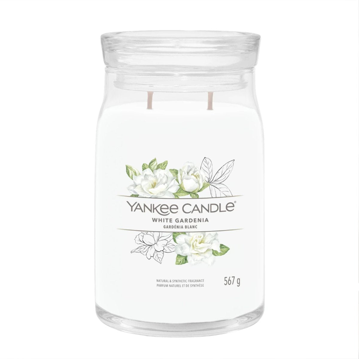 Candela Signature Grande "White Gardenia" Yankee Candle - Kōdō.boutique
