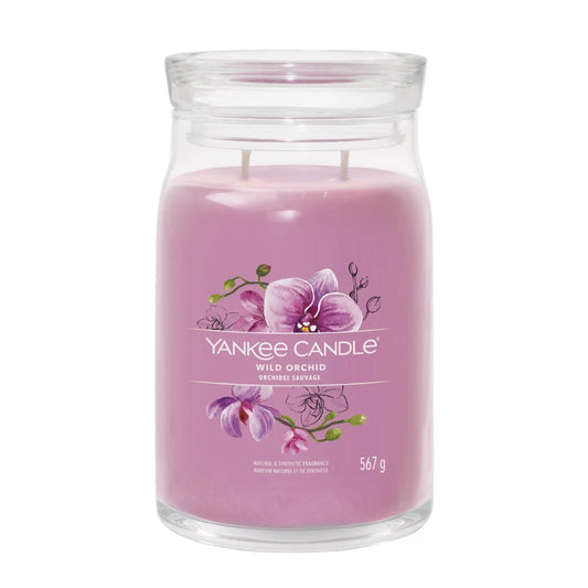 Candela Signature Grande "Wild Orchid" Yankee Candle - Kōdō.boutique