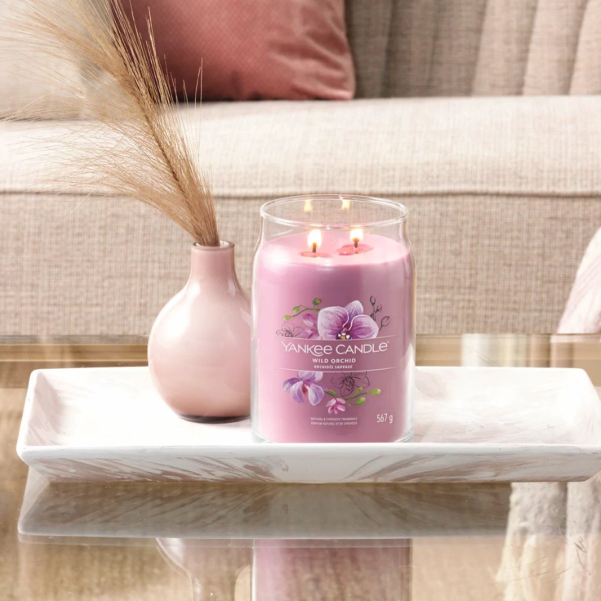 Candela Signature Grande "Wild Orchid" Yankee Candle - Kōdō.boutique
