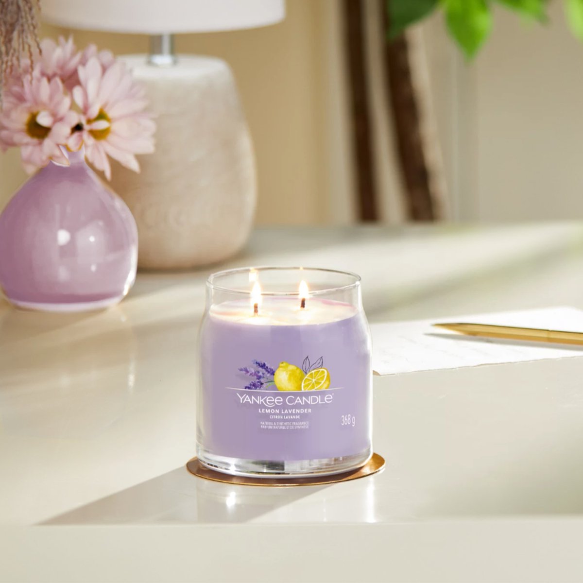 Candela Signature Media "Lemon Lavander" Yankee Candle - Kōdō.boutique