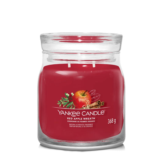 Candela Signature Media "Red Apple Wreath" Yankee Candle - Kōdō.boutique