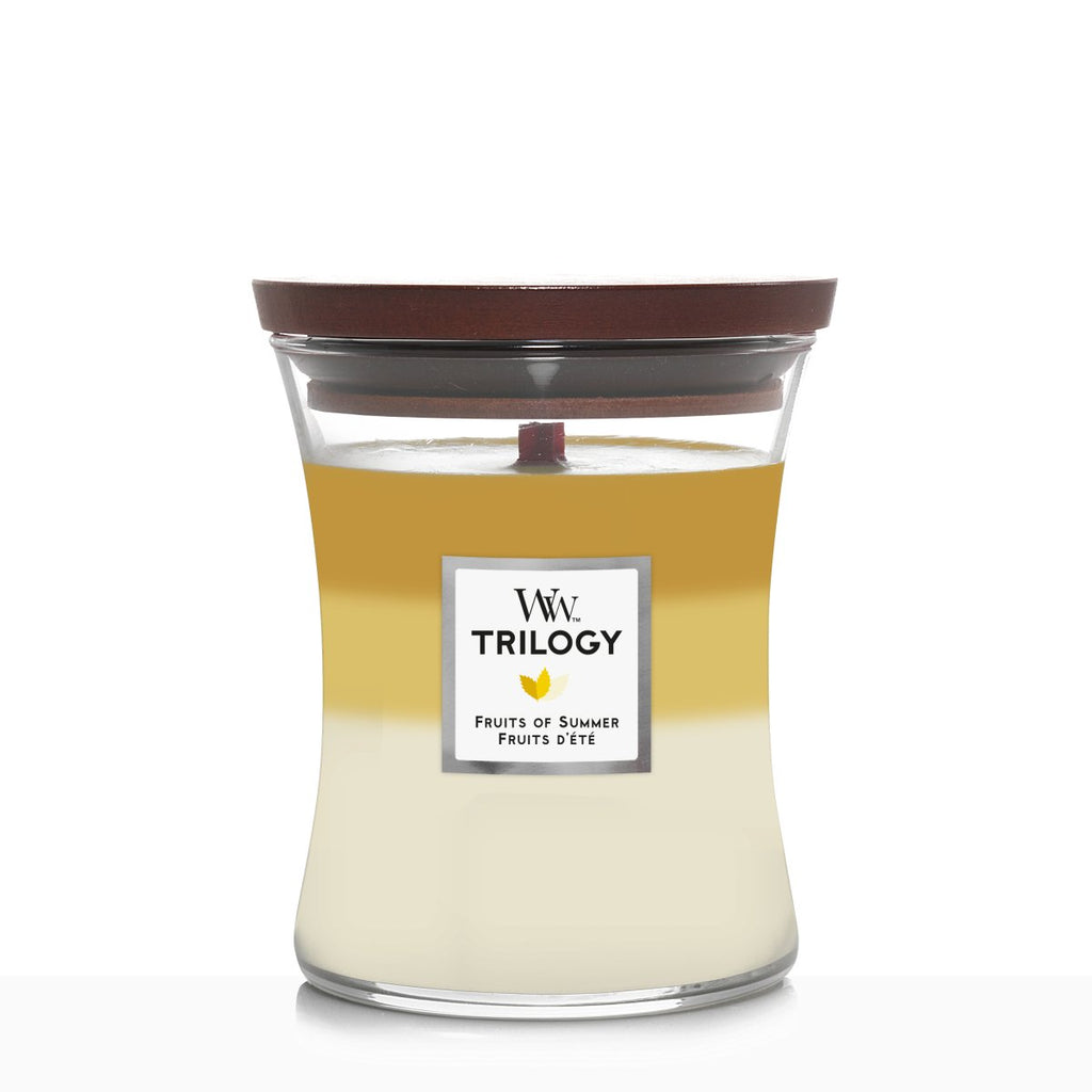 Candela Trilogy Media Clessidra, Fruit of Summer Wood Wick - Kōdō.boutique
