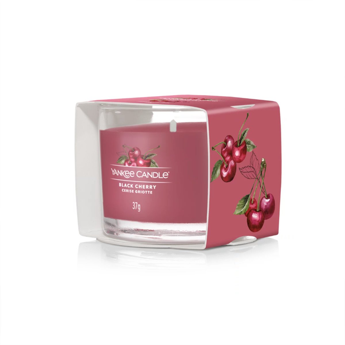 Candela Votiva in vetro "Black Cherry" Yankee Candle - Kōdō.boutique