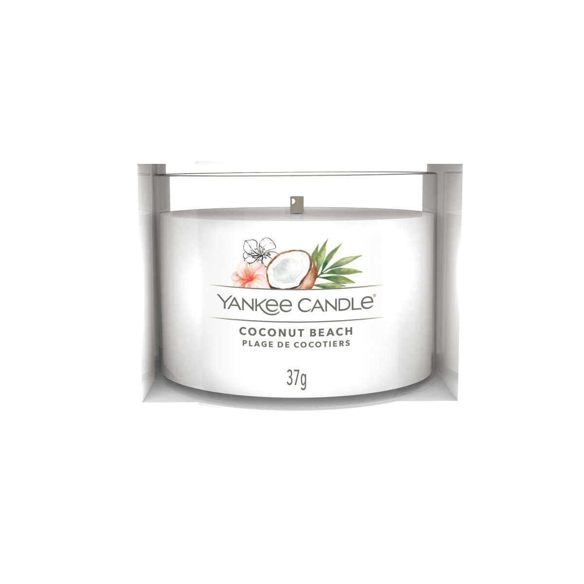 Candela Votiva in vetro "Coconut Beach" Yankee Candle - Kōdō.boutique