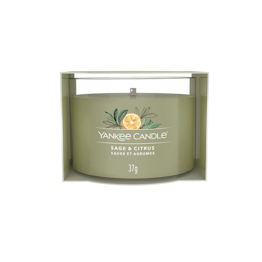Candela Votiva in vetro "Sage & Citrus" Yankee Candle - Kōdō.boutique